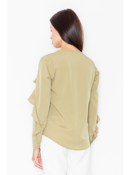 FIGL FIGL Halenka M466 Khaki Regular Fit