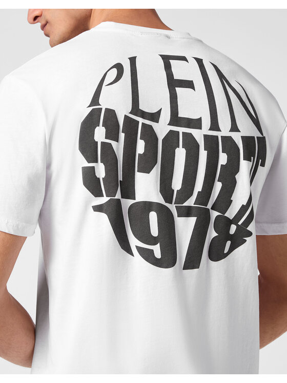 Plein Sport Plein Sport T-Shirt 14269 Biały Regular Fit