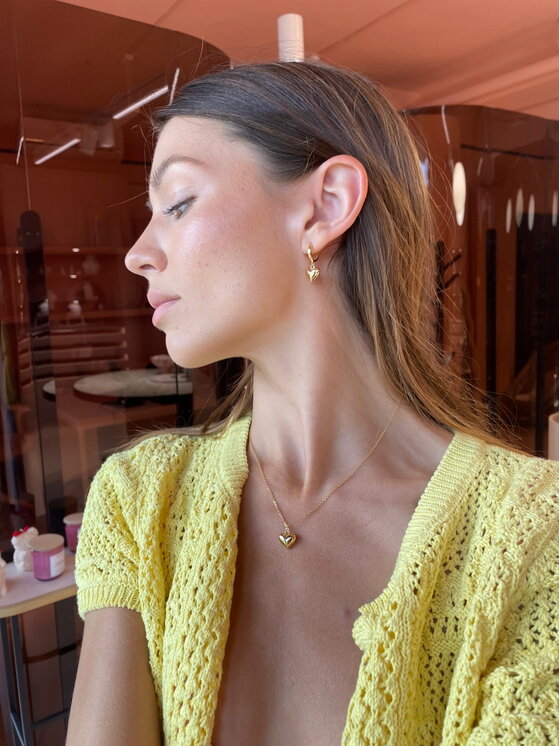 Alicja&Maria Jewellery Alicja&Maria Jewellery Kolczyki Amore Żółte złoto