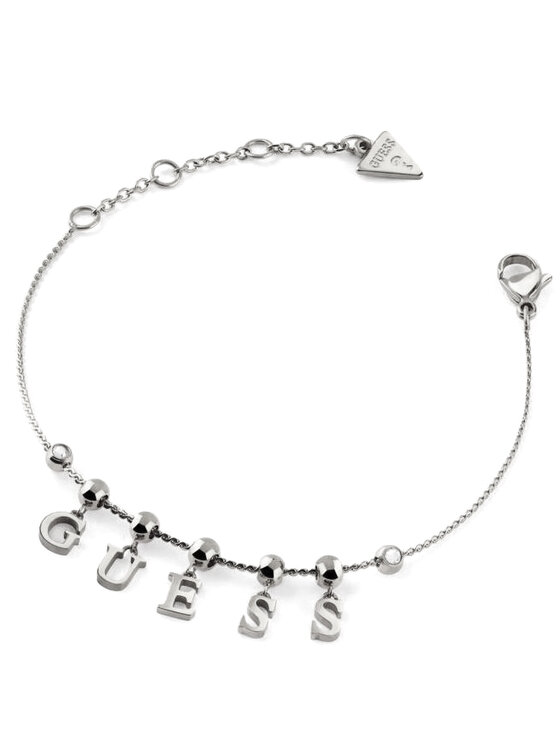 Guess Guess Bransoletka JUBB04224JW-RH-S Srebrny