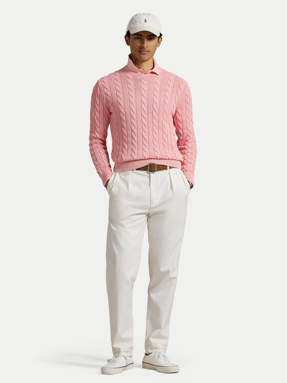 Polo Ralph Lauren Polo Ralph Lauren Sweter 710965867004 Różowy Regular Fit