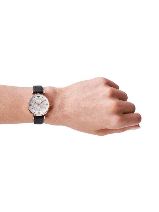 Emporio Armani Emporio Armani Zegarek AR11387 Różowe złoto