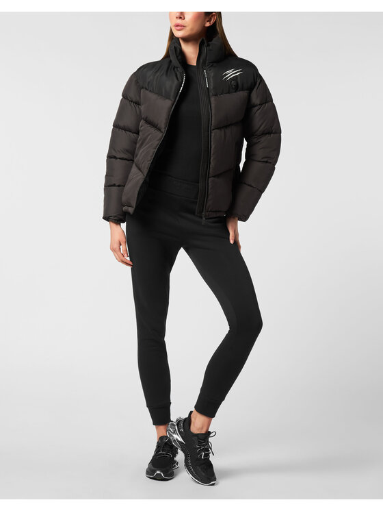 Plein Sport Plein Sport Giubbotto piumino 23983 Nero Regular Fit