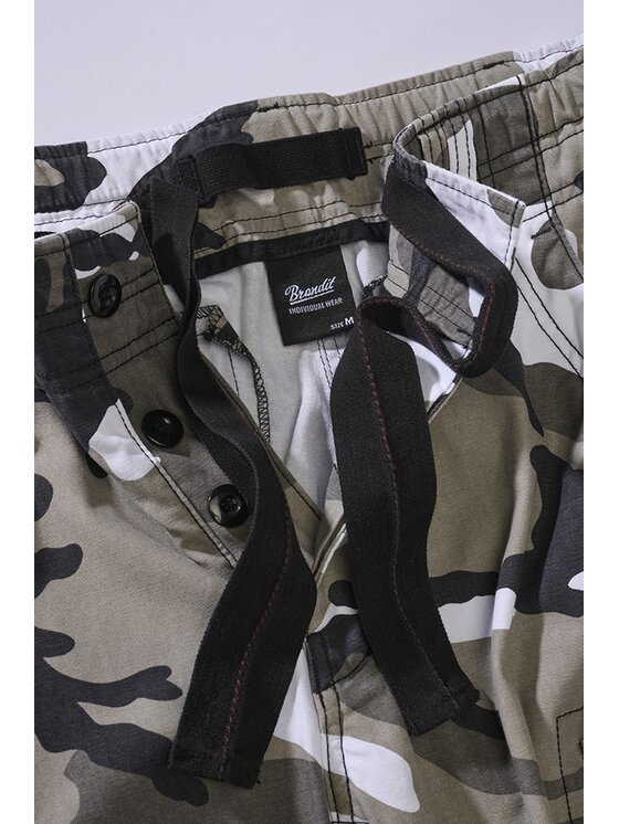 Brandit Brandit Spodnie materiałowe 1016.15 Szary Slim Fit