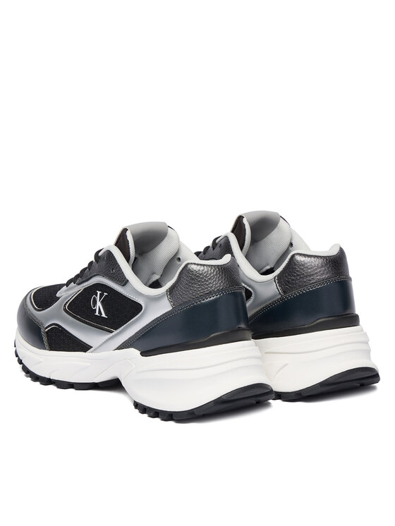 Calvin Klein Calvin Klein Сникърси Hike Runner Lace Up Mesh Mix Met YW0YW02063 Цветен
