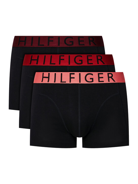 Tommy Hilfiger Komplet 3 par bokserek UM0UM03465 Czarny