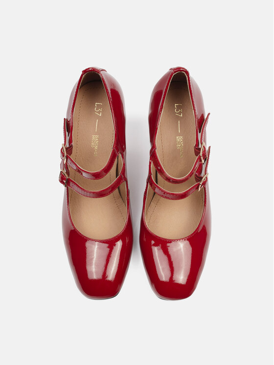 L37 L37 Czółenka FEEL THIS WAY Czerwony