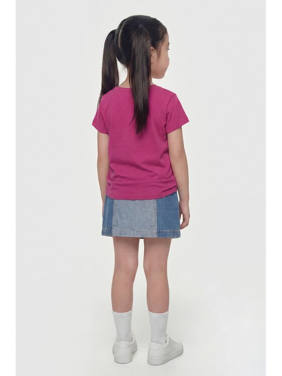 Guess Kids Guess Kids T-Shirt 181713 Růžová Classic Fit