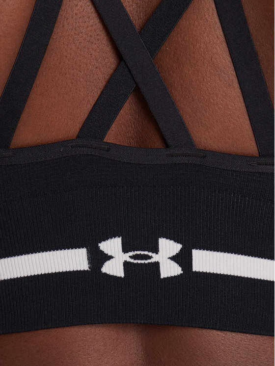 Under Armour Under Armour Biustonosz sportowy Ua Seamless Low Long Bra 1357719-001 Czarny Compression Fit