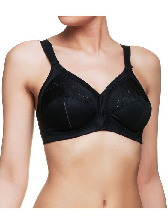 Triumph Triumph Biustonosz bezfiszbinowy Doreen Plus Cotton Czarny