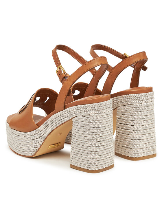 Guess Guess Espadrilky FLJFML LEA03 Hnedá