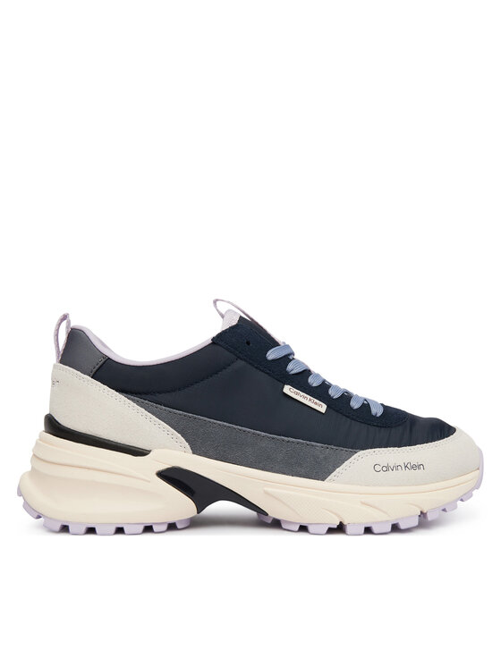 Calvin Klein Sneakers Hike Runner Nylon Mix HW0HW03279 Albastru