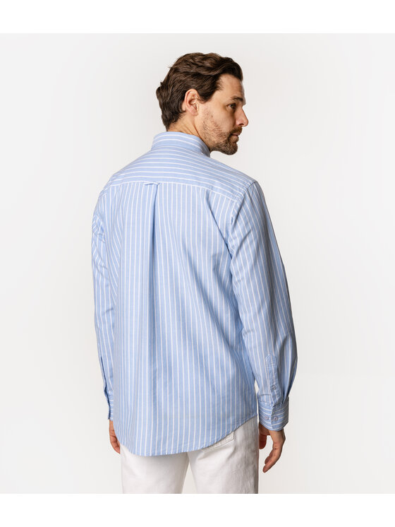 Lee Cooper Lee Cooper Koszula NEW TENBY PL39 Niebieski Comfort Fit
