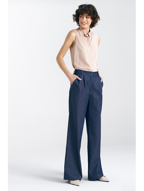 NIFE NIFE Halenka B159 Béžová Regular Fit