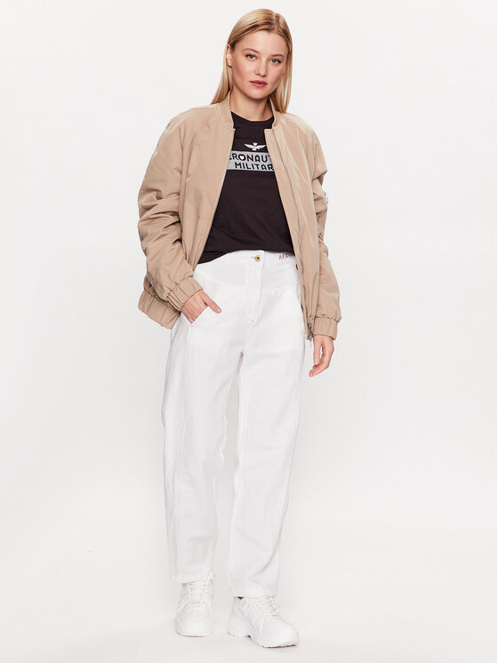 Aeronautica Militare Aeronautica Militare Pantaloni di tessuto 231PA1534DCT3118 Bianco Regular Fit