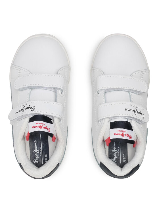 Pepe Jeans Pepe Jeans Sneakersy Lambert Britt Kids PBS30488 Biały