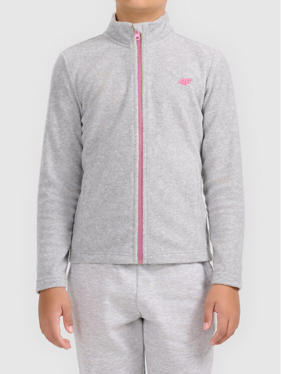 4F 4F Bluza 4FJWAW26TFLEF472 Szary jasny Active Fit