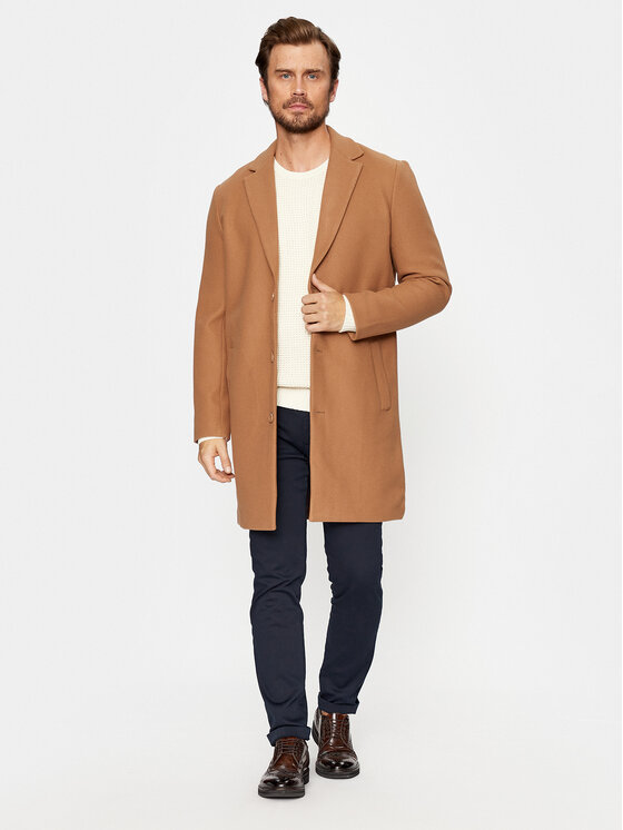 Only & Sons Only & Sons Płaszcz przejściowy 22025815 Brązowy Regular Fit