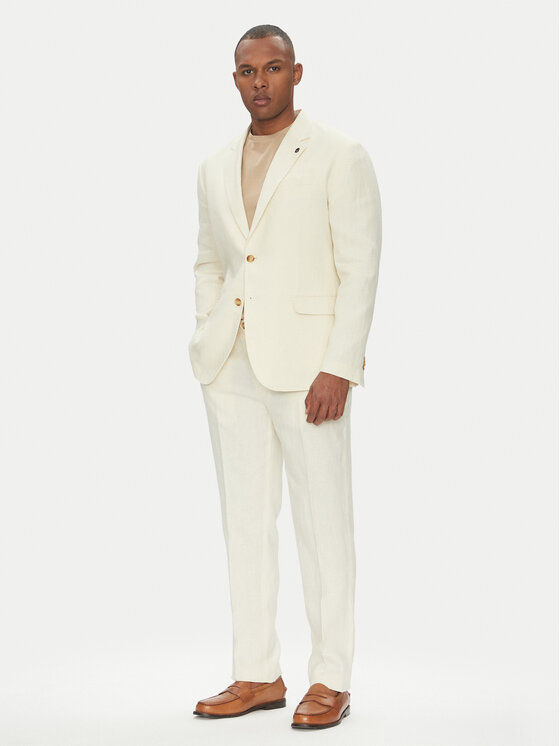 Liu Jo Liu Jo Текстилни панталони QA5067 T4346 Бежов Regular Fit