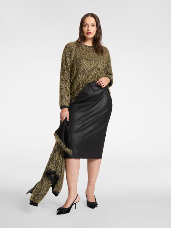 Elena Mirò Elena Mirò Felpa G864Z000463N001 Nero Regular Fit