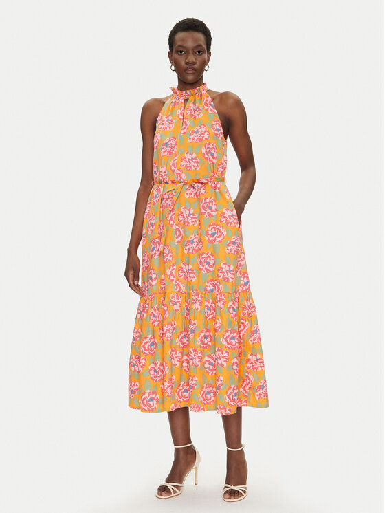 French Connection French Connection Rochie de vară 71YQV Portocaliu Regular Fit