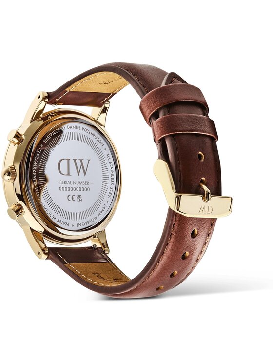 Daniel Wellington Daniel Wellington Zegarek DW00100876 Brązowy