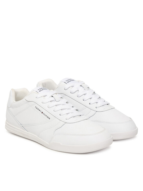 Tommy Hilfiger Tommy Hilfiger Sneakersy Lopro Cup Leather FM0FM05677 Bílá