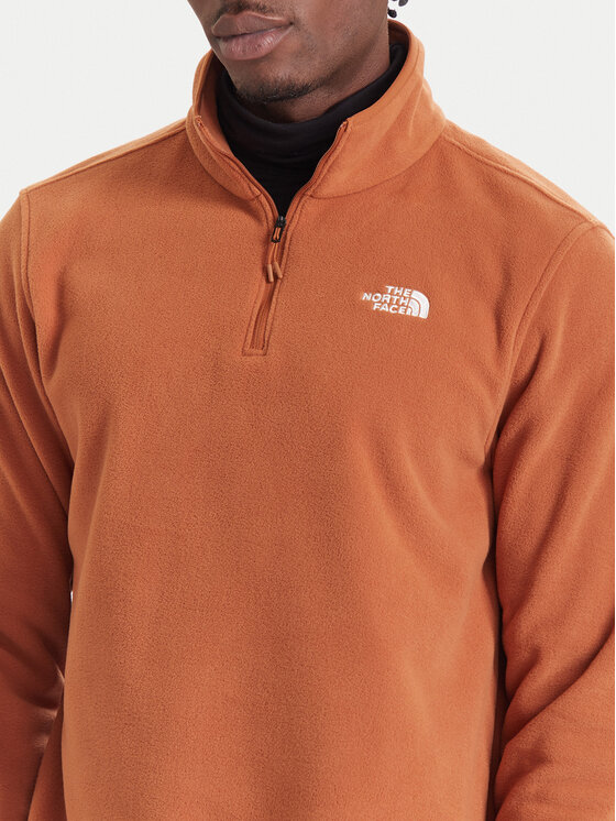 The North Face The North Face Fleecová mikina Glacier NF0A8D0Q Oranžová Regular Fit