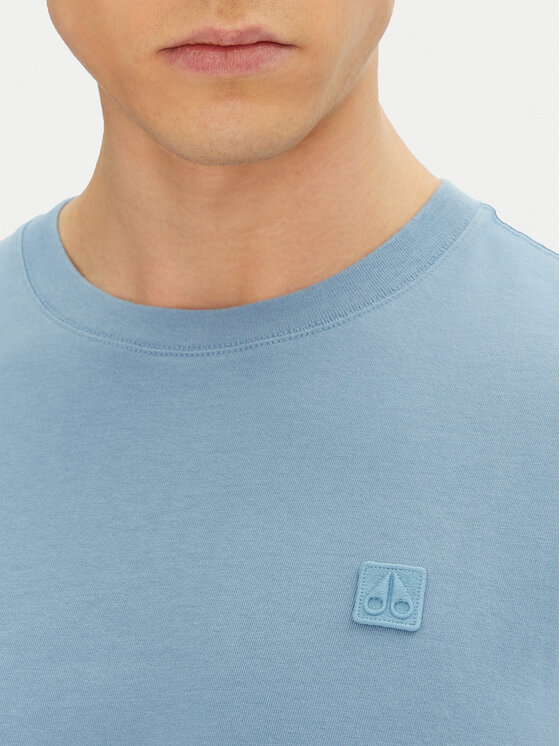 Moose Knuckles Moose Knuckles T-Shirt Duluth M15MT759 Modrá Regular Fit