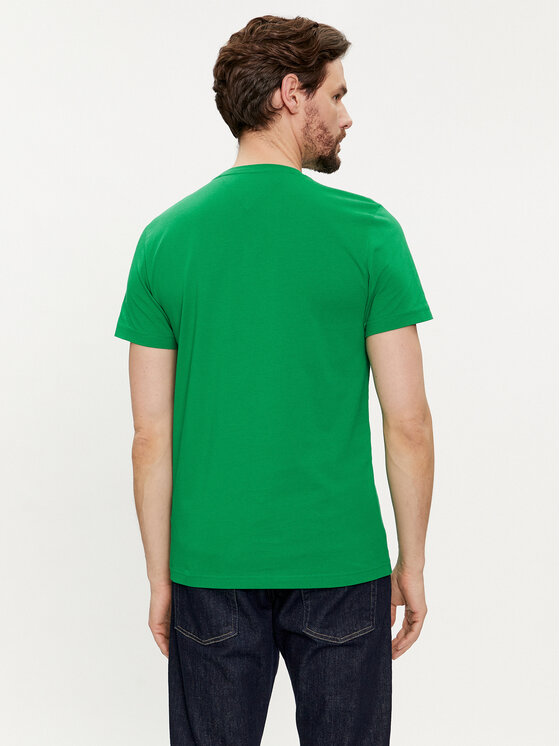 Tommy Hilfiger Tommy Hilfiger Тишърт Logo MW0MW11797 Зелен Regular Fit