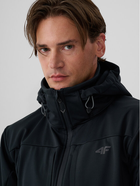 4F 4F Kurtka outdoor active Czarny Regular Fit