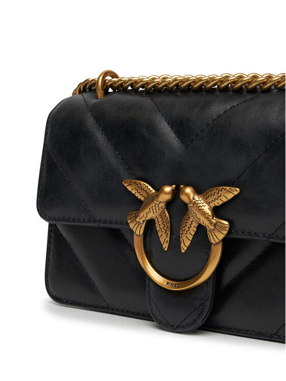 PINKO PINKO Τσάντα Love One Mini Dc 100074 A1UR Μαύρο