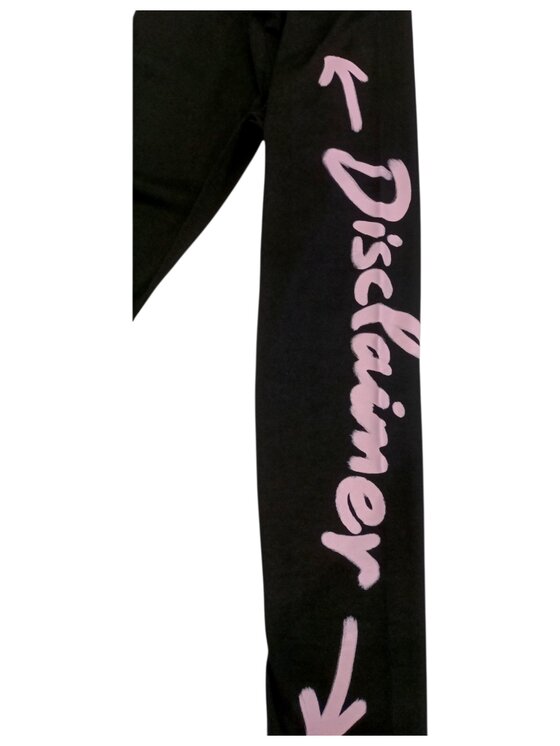 DISCLAIMER DISCLAIMER Leggings q-bab-69424 Nero Regular Fit