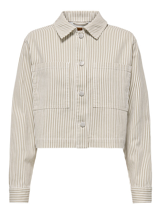 ONLY ONLY Džinsinė striukė Naomi 15363815 Smėlio Regular Fit