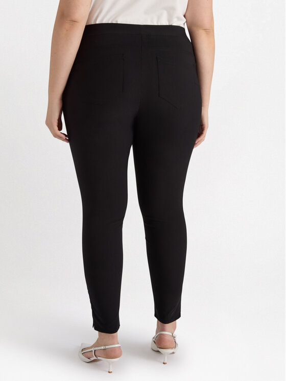 Fiorella Rubino Fiorella Rubino Spodnie materiałowe P142L002120N033 Czarny Slim Fit