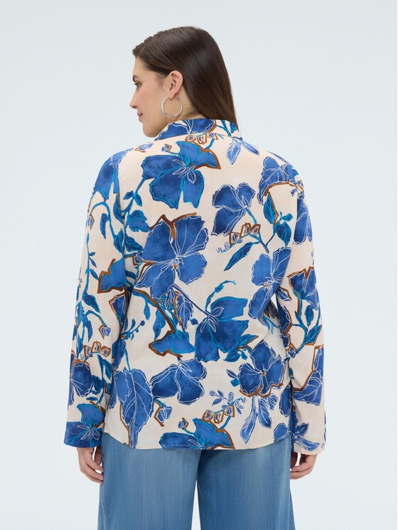 Fiorella Rubino Fiorella Rubino Koszula 5007T001522N0R2 Turkusowy Regular Fit