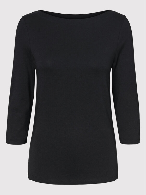 Vero Moda Vero Moda Bluzka Panda 10274133 Czarny Regular Fit