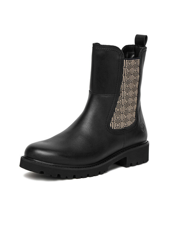 Remonte Remonte Kotníková obuv s elastickým prvkem D8694-03 Černá