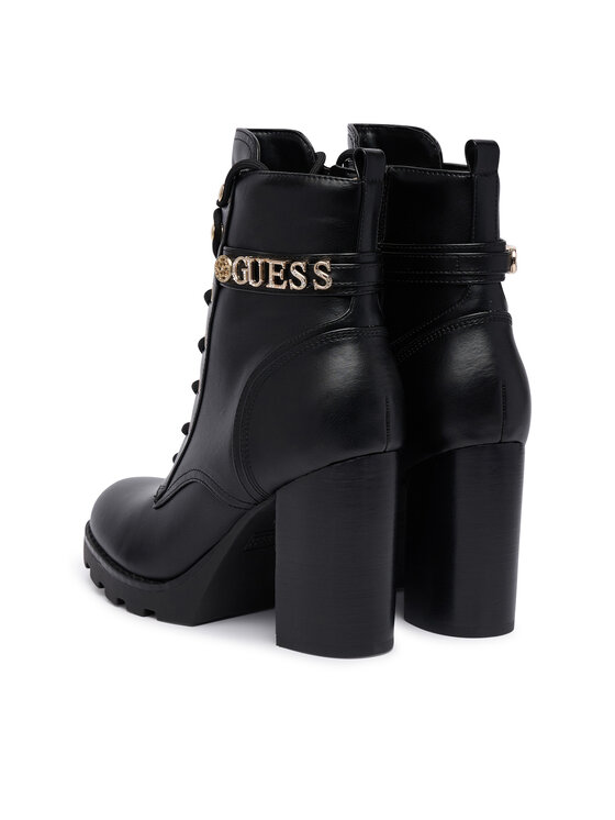 Guess Guess Botki FLFNEE ELE10 Czarny