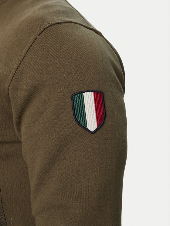 Aeronautica Militare Aeronautica Militare Bluza 262FE2130UF00689 Zielony ciemny Regular Fit