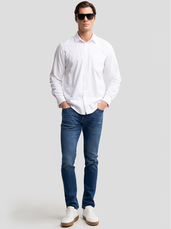 BIG STAR BIG STAR Koszula TRIXI Biały Basic Fit