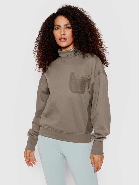 Felpa Classics HN6647 Marrone Oversize