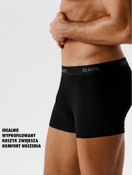 Atlantic Atlantic Bokserki sport Czarny