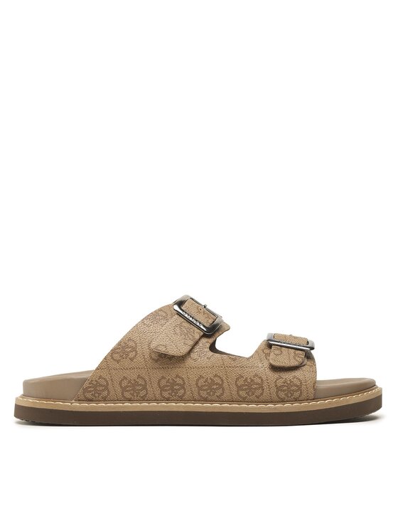 Guess Mules sandales de bain Sapata FM6SAP ELE03 Marron Modivo.fr