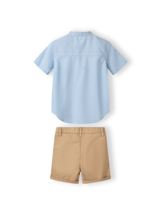 minoti minoti Koszula 23SET100 Beżowy Regular Fit