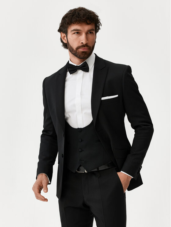 Evenemen Evenemen Garnitur Kast Ceremony Czarny Slim Fit