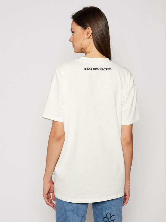 Levi's® Levi's® T-Shirt DISNEY Mickey & Friends A0618-0000 Λευκό Relaxed Fit