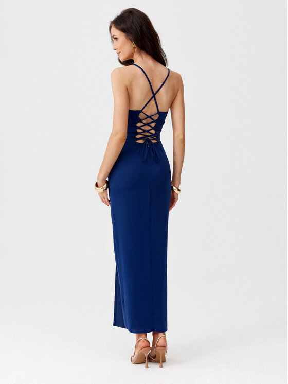Roco Fashion Roco Fashion Abito da cocktail Aria Blu scuro Slim Fit