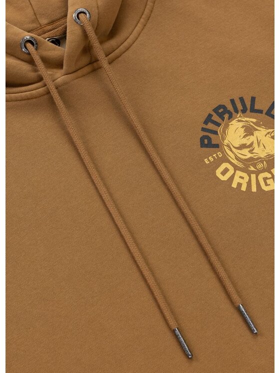 PITBULL PITBULL Bluza Washed DOG SD Żółty Regular Fit