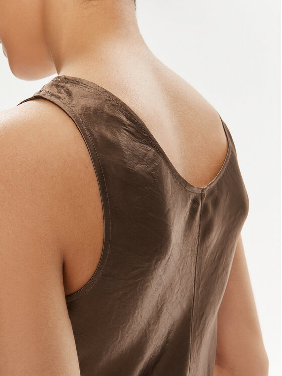 Max Mara Leisure Max Mara Leisure Vsakodnevna obleka Talete 2416221078 Rjava Regular Fit